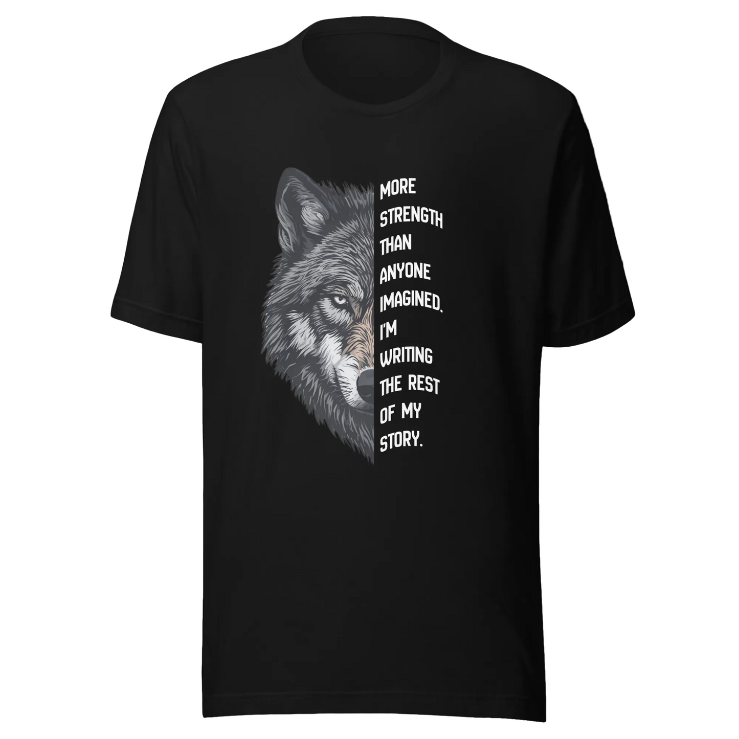 Wolf Graphic T-Shirt | Resilience & Inner Strength, Unisex Fit