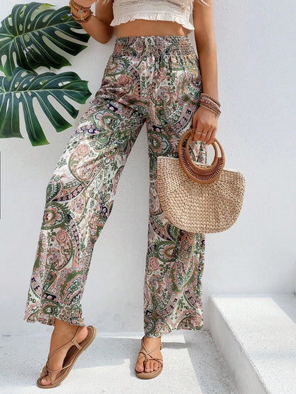 Printed Wide Leg Pants - In Style Chics Boutique LLC