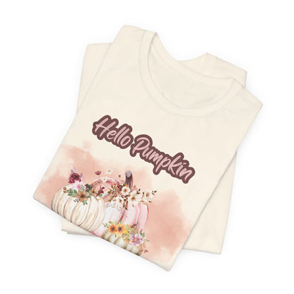 Hello Pumpkin Graphic Shirt, Pumpkin Tee, Fall T-shirt, Shop Printed Tees at In Style Chics Boutique 