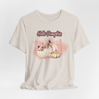 Hello Pumpkin Graphic Shirt, Pumpkin Tee, Fall T-shirt, Shop Printed Tees at In Style Chics Boutique 