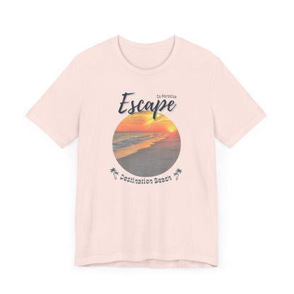 Escape to Paradise Printed Tee, Destination Beach - In Style Chics Boutique Cute Graphic T-shirts 