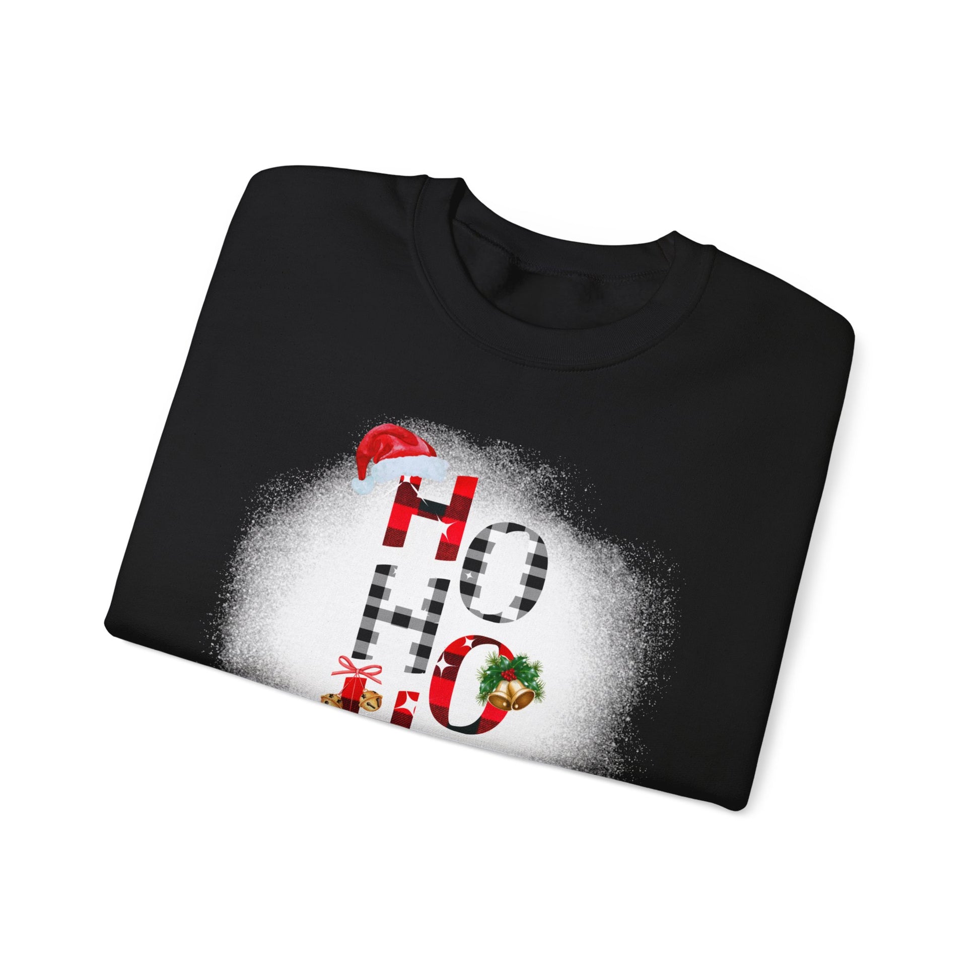 Shop Unisex Heavy Blend™ Crewneck "Ho Ho Ho" Printed Sweatshirt for Christmas at In Style Chics Boutique 