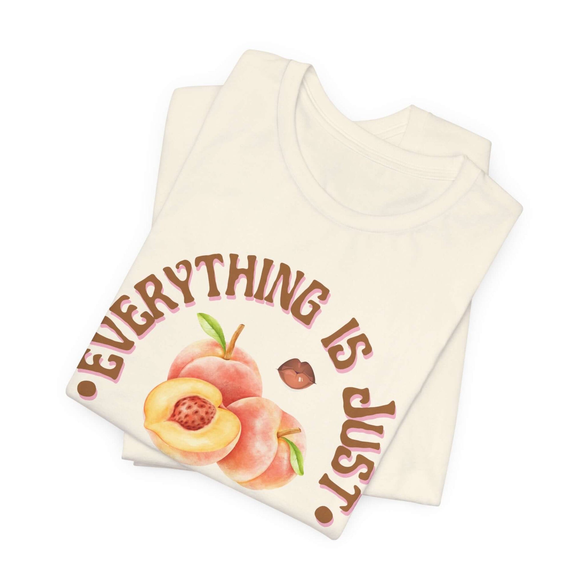 Just Peachy' Short Sleeve Tee - Cute Graphic T-shirts - In Style Chics Boutique