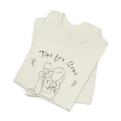 T-Shirt 'Quality Me Time' Short Sleeve Tee - Wine Lovers Tee - Cute Graphic T-shirts - Obsession Expressions by In Style Chics Boutique 