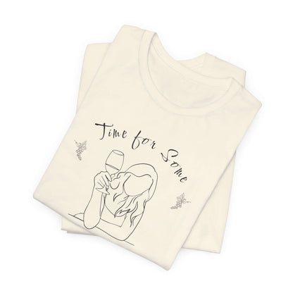 T-Shirt 'Quality Me Time' Short Sleeve Tee - Wine Lovers Tee - Cute Graphic T-shirts - Obsession Expressions by In Style Chics Boutique 