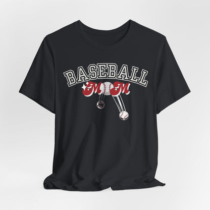 Baseball Mom Short Sleeve Tee, Obsession Expressions by In Style Chics Boutique Cute Graphic T-shirts 