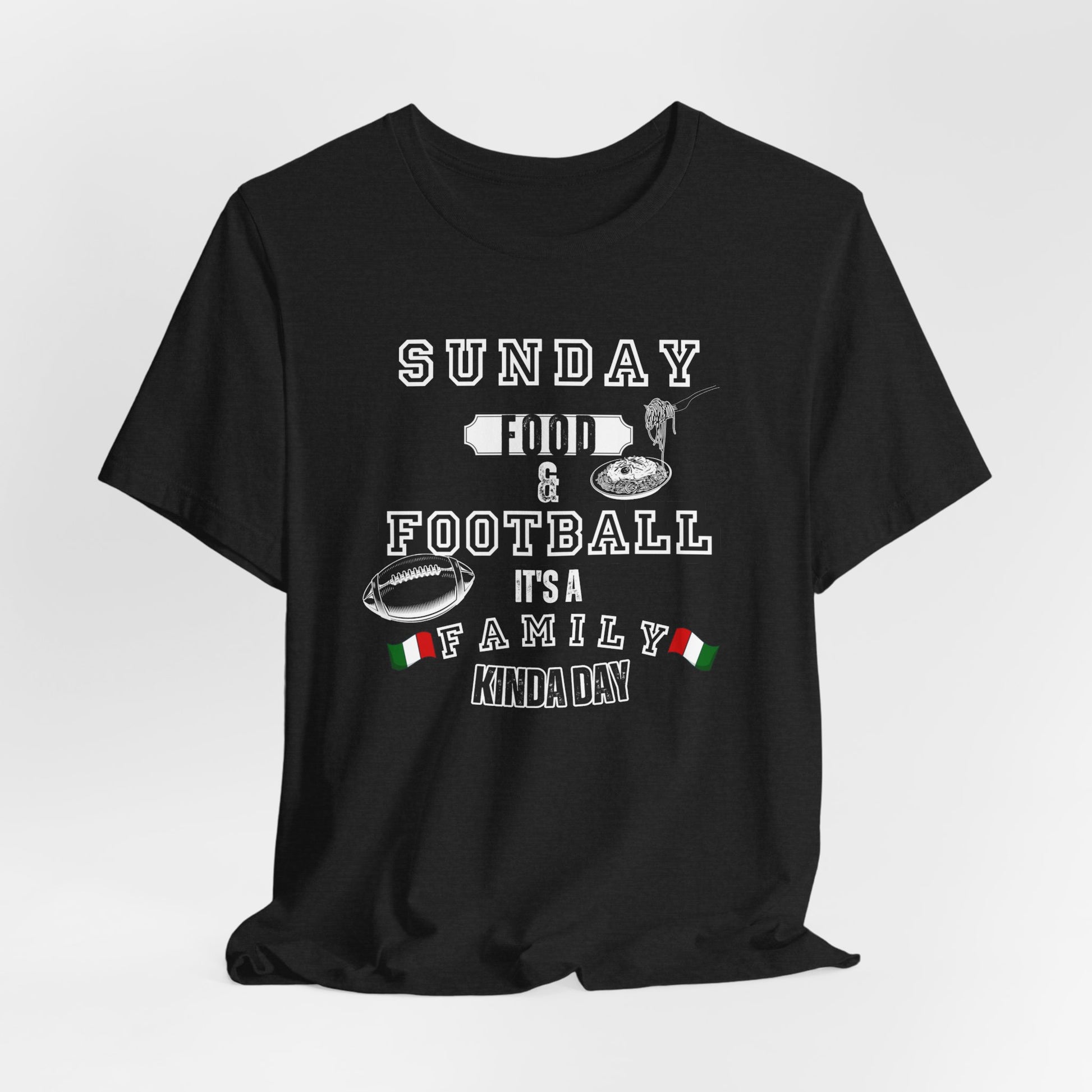 Football Sunday Unisex Tee - Italian Family Vibes - In Style Chics Boutique LLC