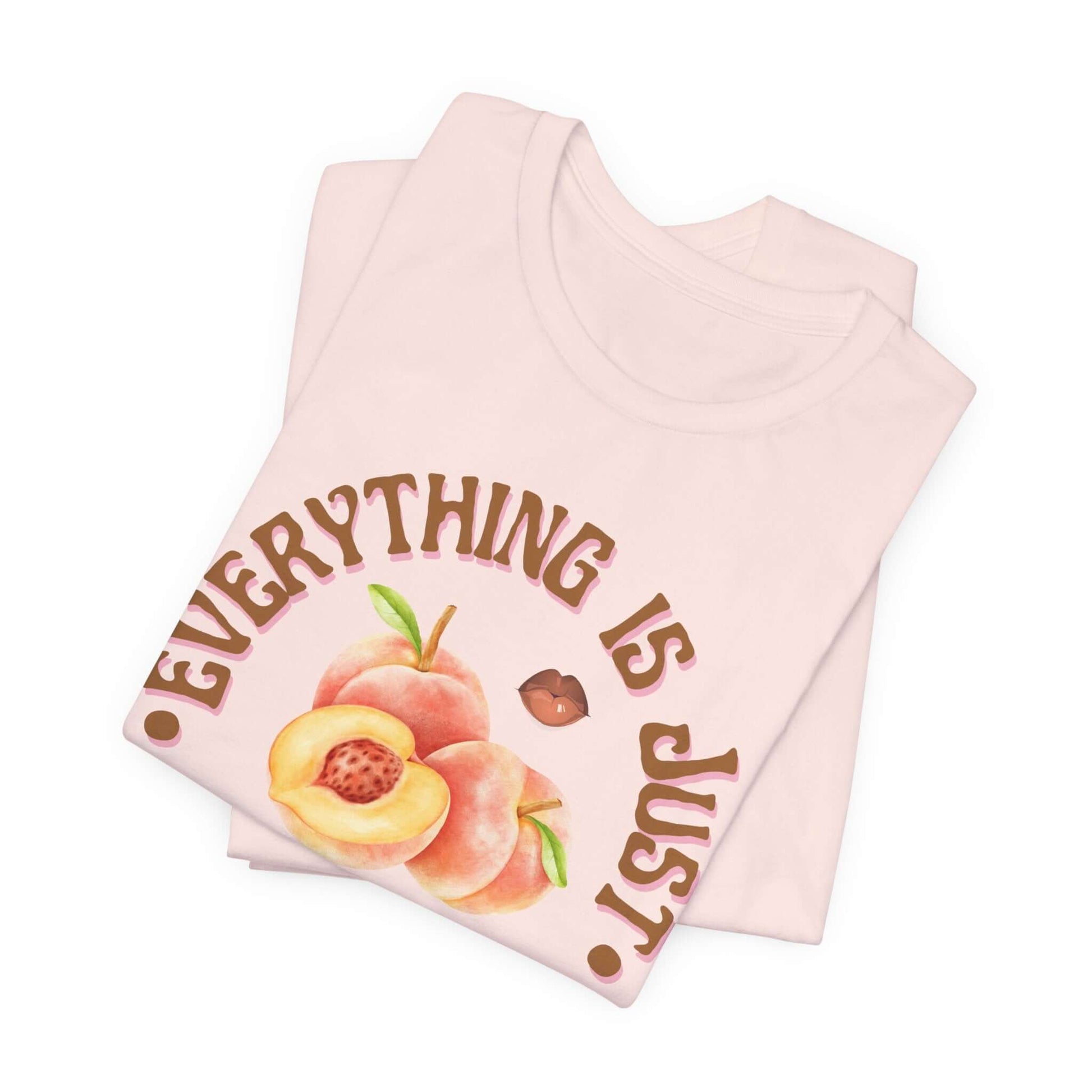 Just Peachy' Short Sleeve Tee - Cute Graphic T-shirts - In Style Chics Boutique