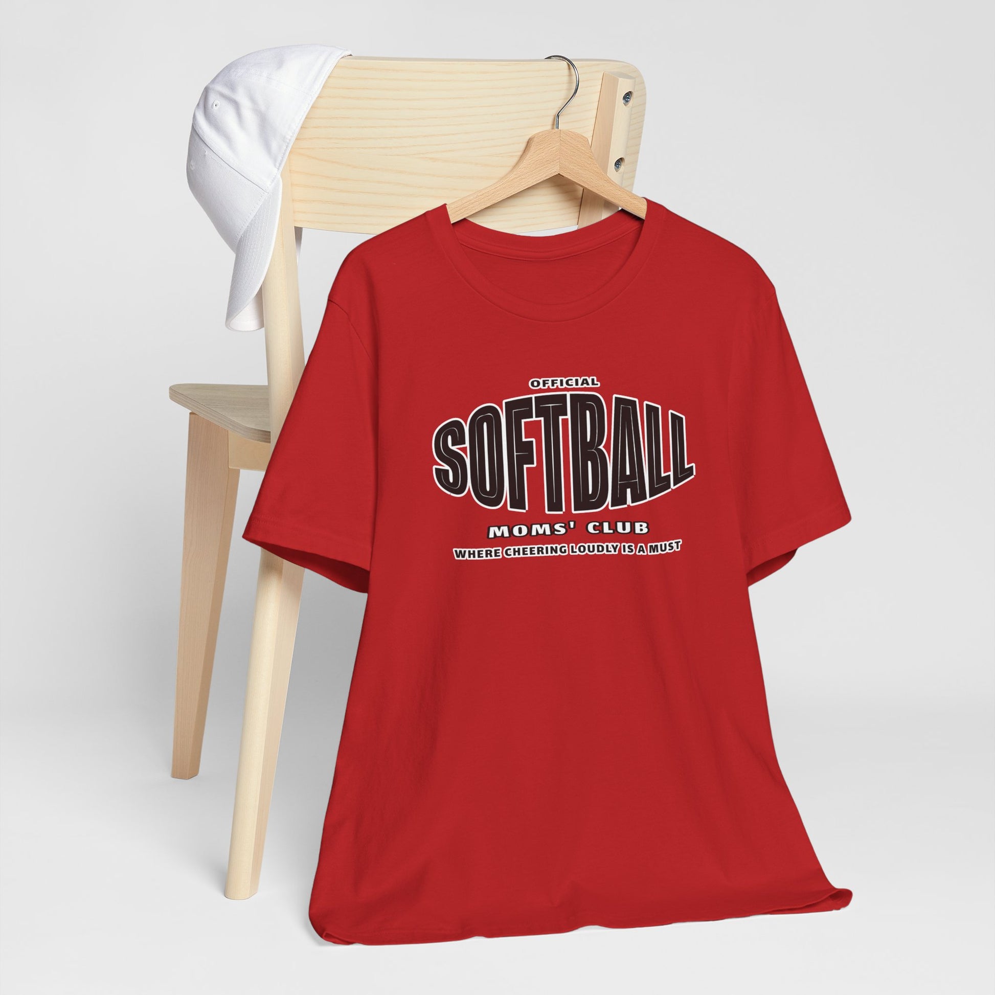 Softball Moms Short Sleeve T-Shirt, Softball Moms' Club - Obsession Expressions by In Style Chics Boutique Cute Graphic Ts 