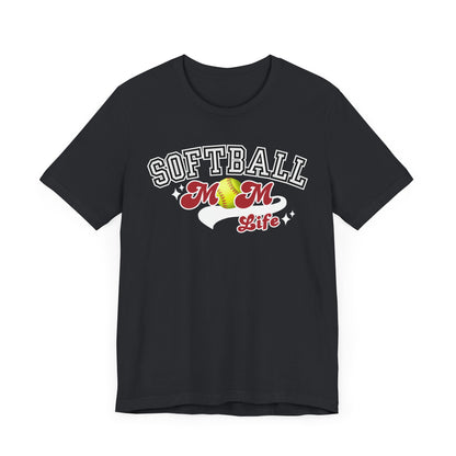 Softball Mom Life Short Sleeve Tee In Style Chics Boutique 