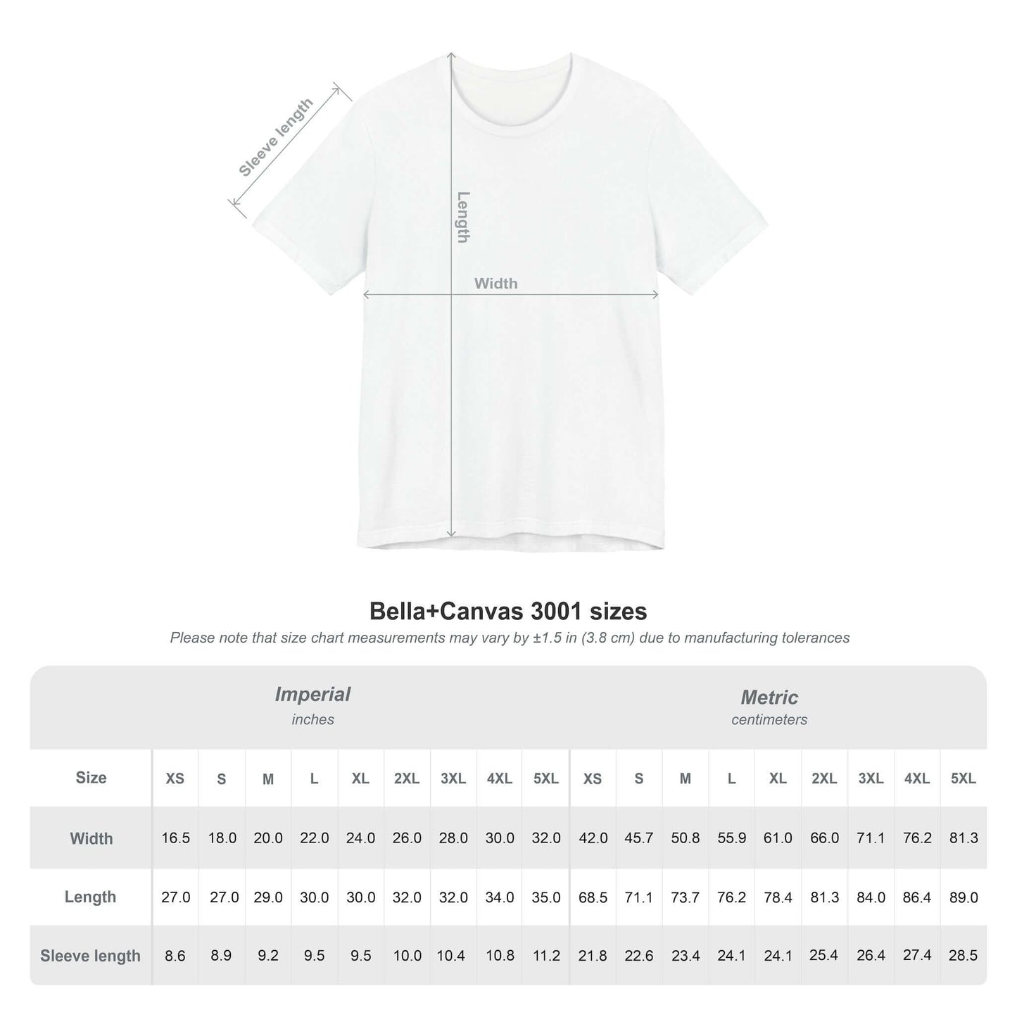 Tropical Tee - Happy Place Vacation Vibes T-Shirt Size Chart - Obsession Expressions by In Style Chics Boutique Cute Graphic T-shirts 