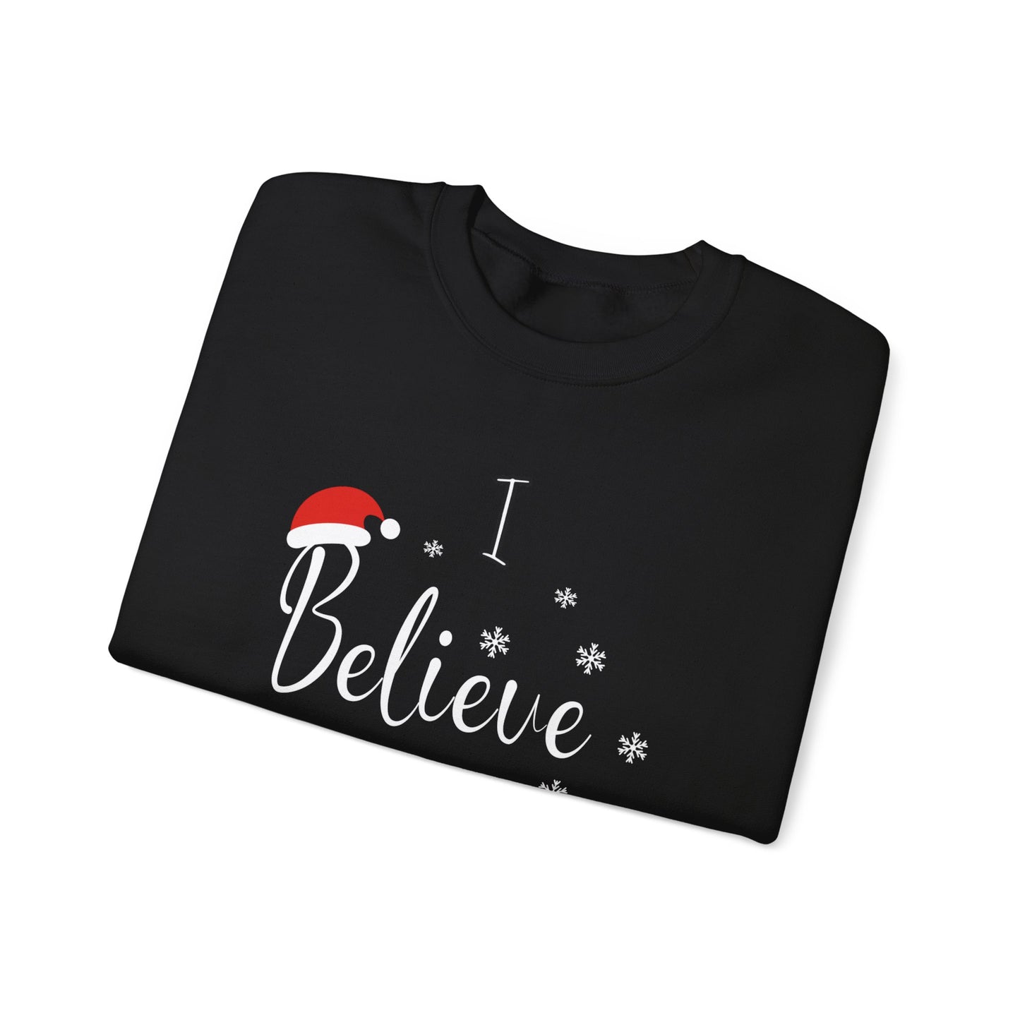 Crewneck "I Believe in Magic" Christmas Sweatshirt - In Style Chics Boutique