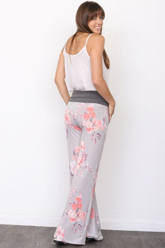 Vintage Floral Wide Leg Pants - In Style Chics Boutique LLC