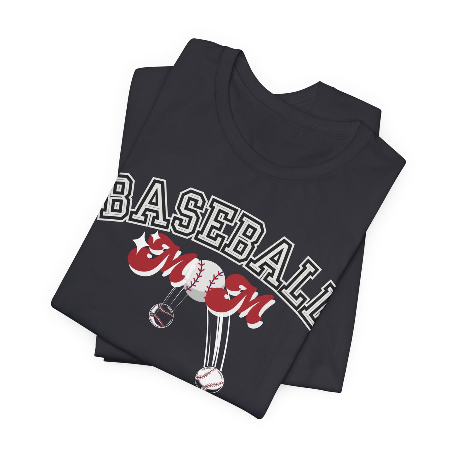 Baseball Mom Short Sleeve Tee, Obsession Expressions by In Style Chics Boutique Cute Graphic T-shirts 