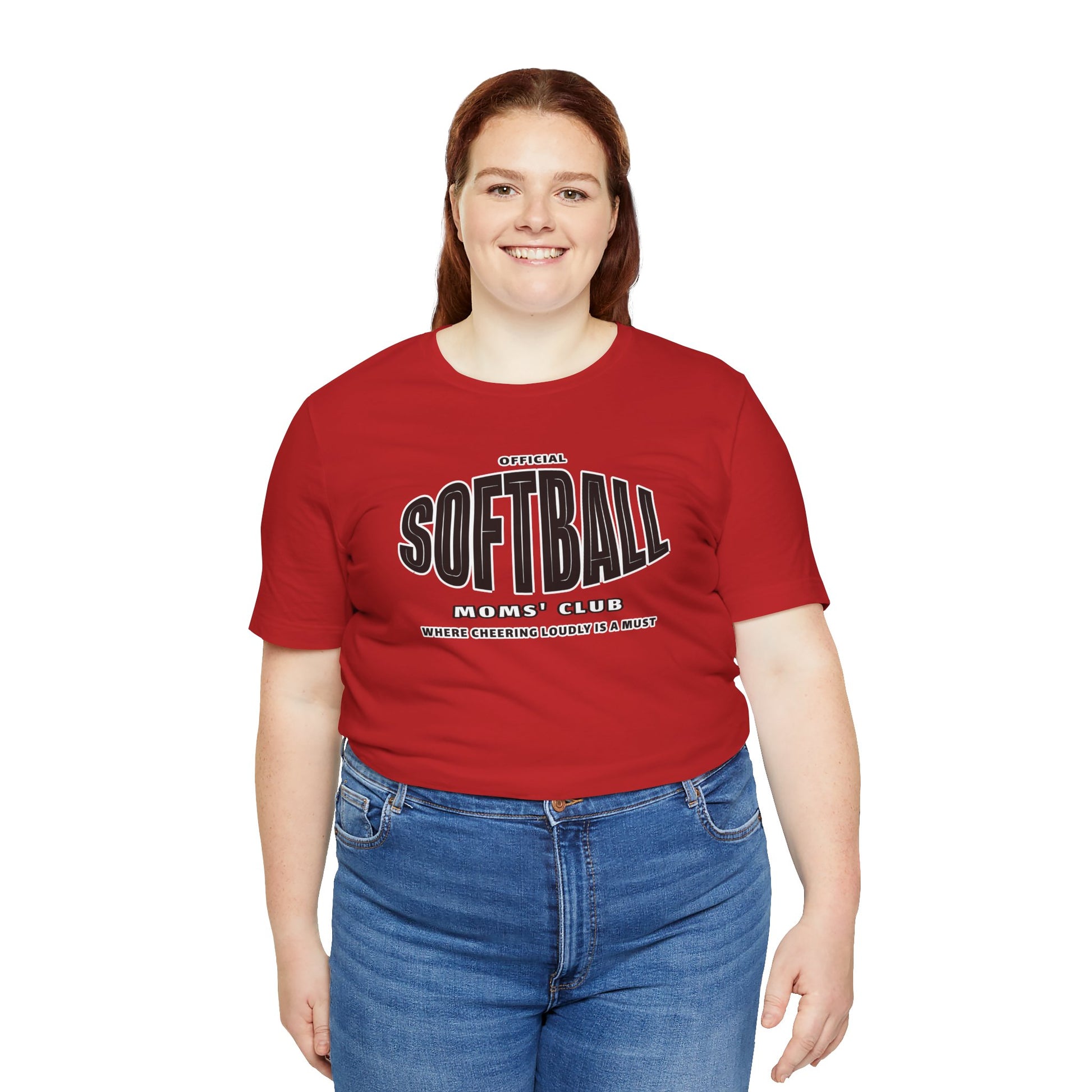 Softball Moms Short Sleeve T-Shirt, Softball Moms' Club - Obsession Expressions by In Style Chics Boutique Cute Graphic Ts 
