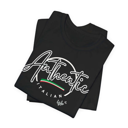 Italian Pride Short Sleeve Tee, Authentic Italian 'ish', Proud to be Italian 