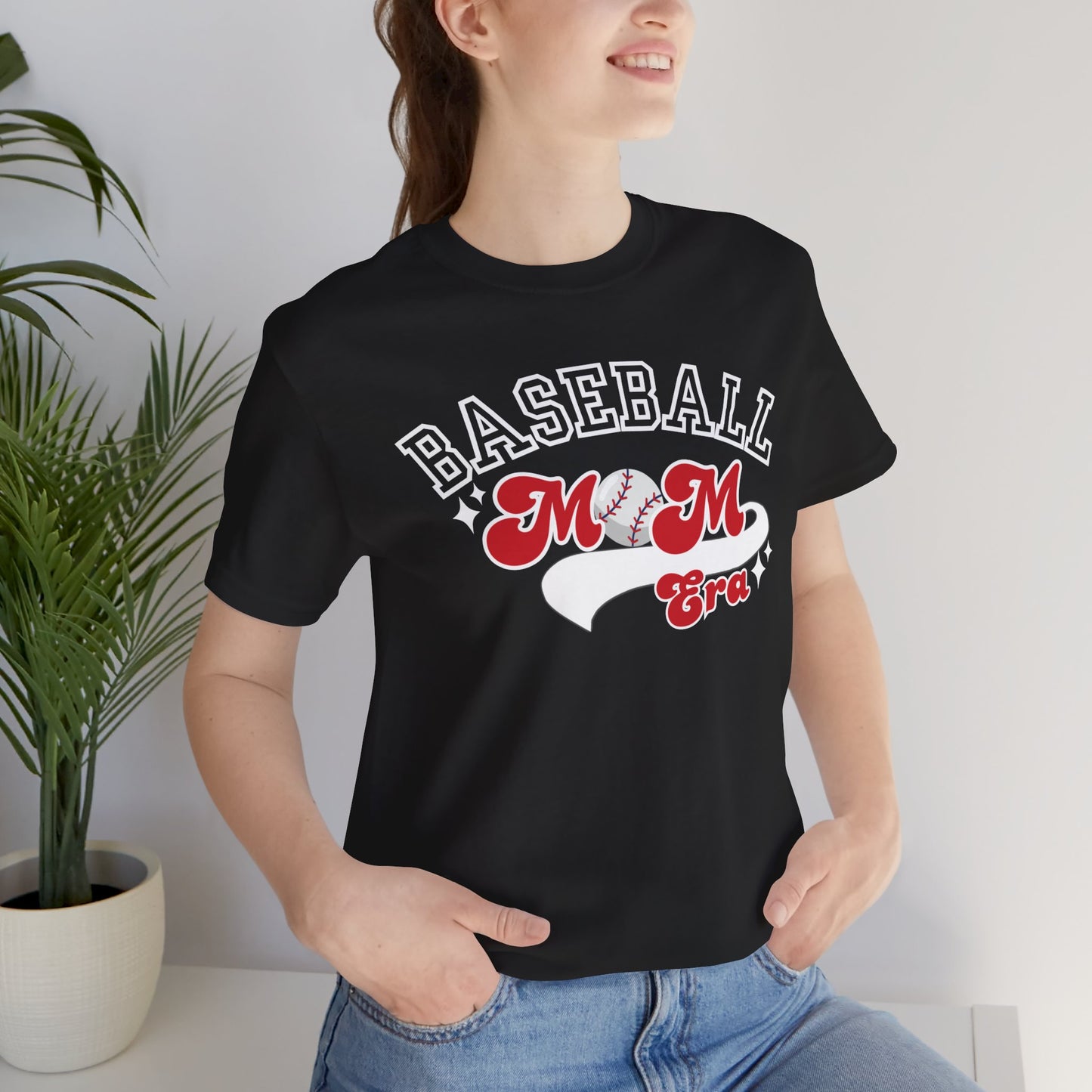 Baseball Mom Era Short Sleeve Tee - Obsession Expressions by In Style Chics Boutique Cute Graphic Ts 