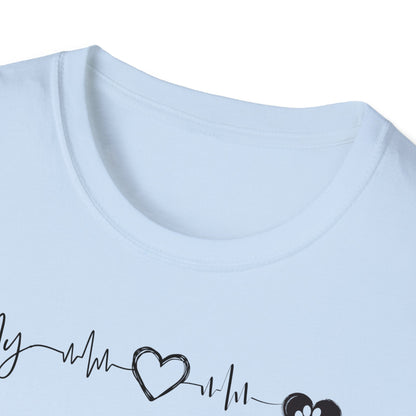 Unisex Softstyle Graphic T-Shirt for Dog Lovers - In Style Chics Boutique LLC