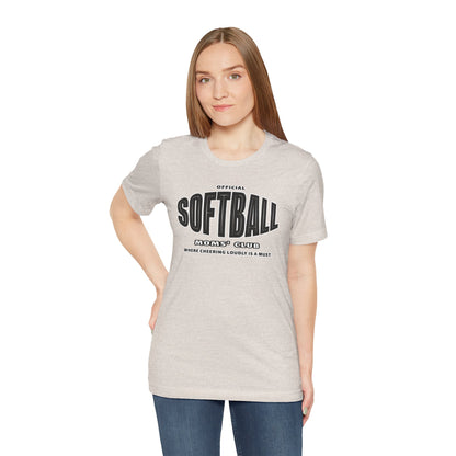 Softball Moms' Club Short Sleeve Tee
