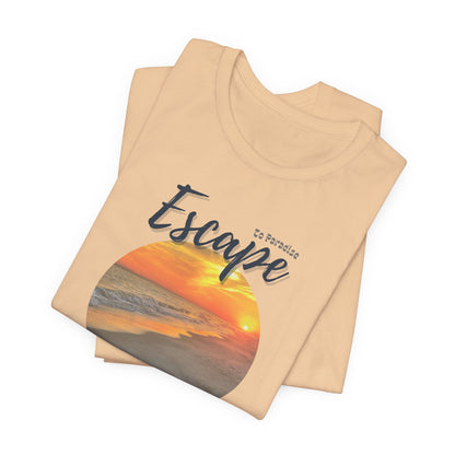 Escape to Paradise Printed Tee, Destination Beach - In Style Chics Boutique Cute Graphic T-shirts 