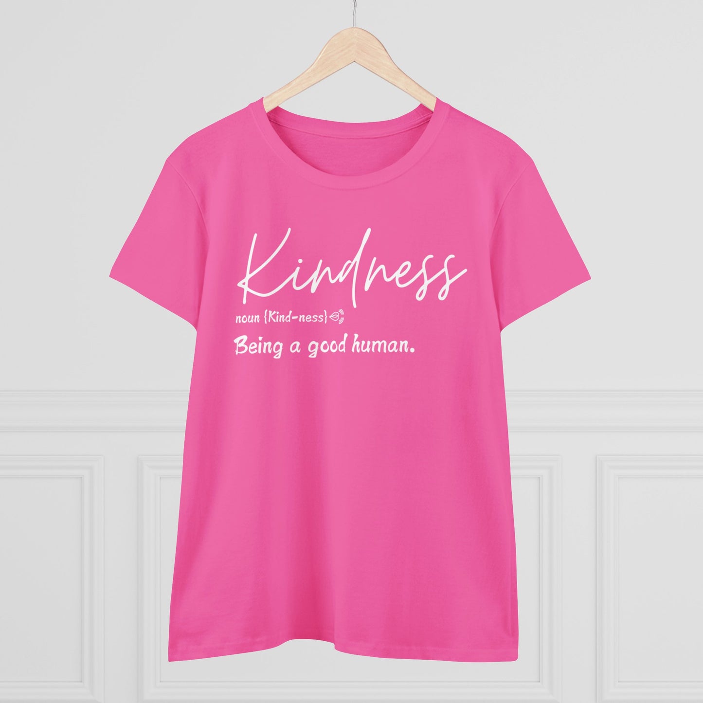 Women's Midweight Cotton "Kindness" Graphic Tee - In Style Chics Boutique LLC