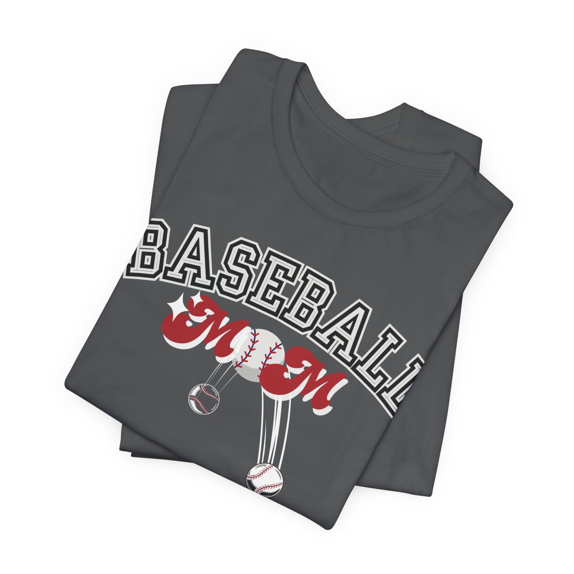 Baseball Mom Short Sleeve Tee, Obsession Expressions by In Style Chics Boutique Cute Graphic T-shirts 