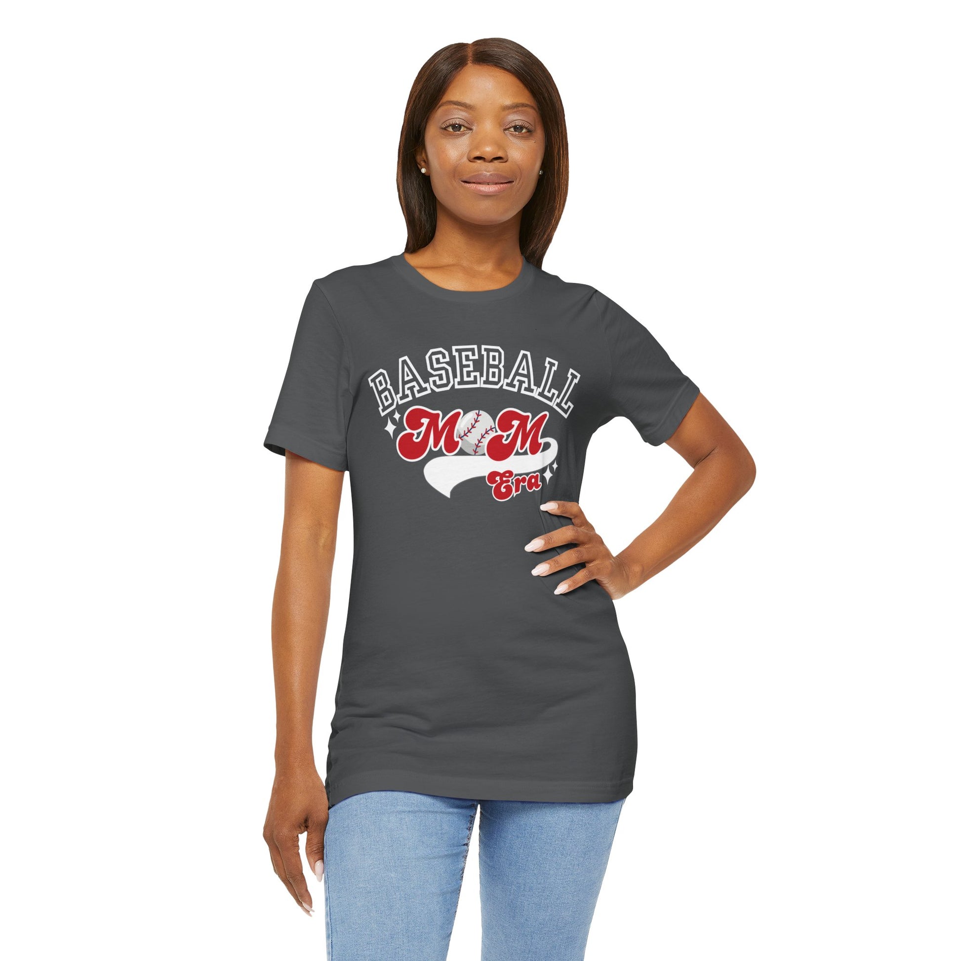 Baseball Mom Era Short Sleeve Tee - Obsession Expressions by In Style Chics Boutique Cute Graphic Ts 