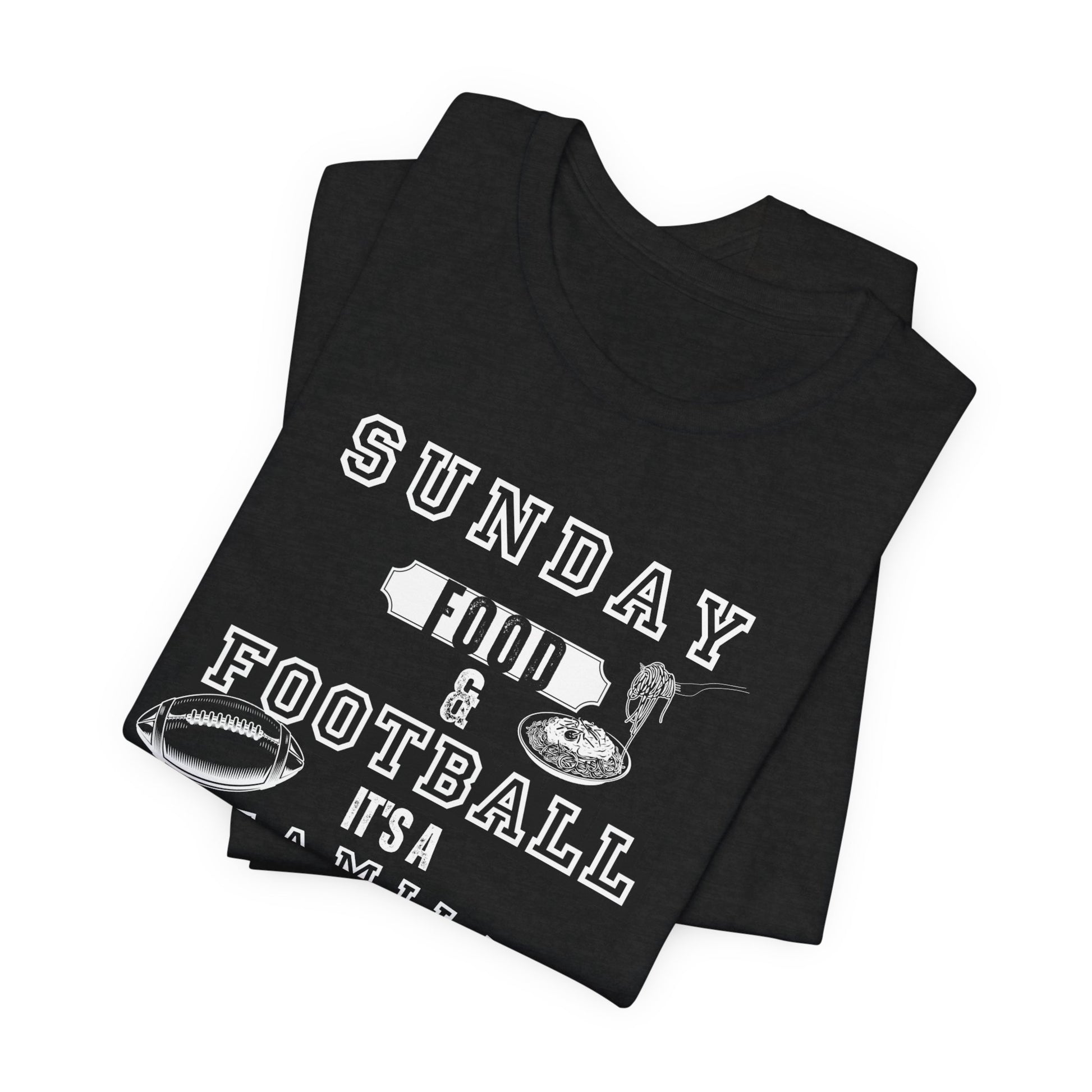 Football Sunday Unisex Tee - Italian Family Vibes - In Style Chics Boutique LLC