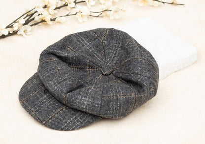 Plaid Newsboy Cap for Women - In Style Chics Boutique LLC