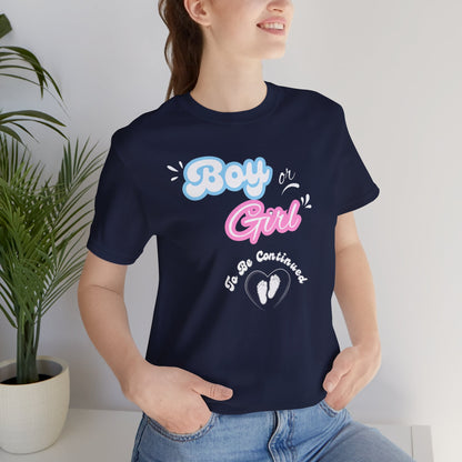 Baby Gender 'Boy or Girl' Short Sleeve Tee - Obsession Expressions by In Style Chics Boutique Cute Graphic Ts 