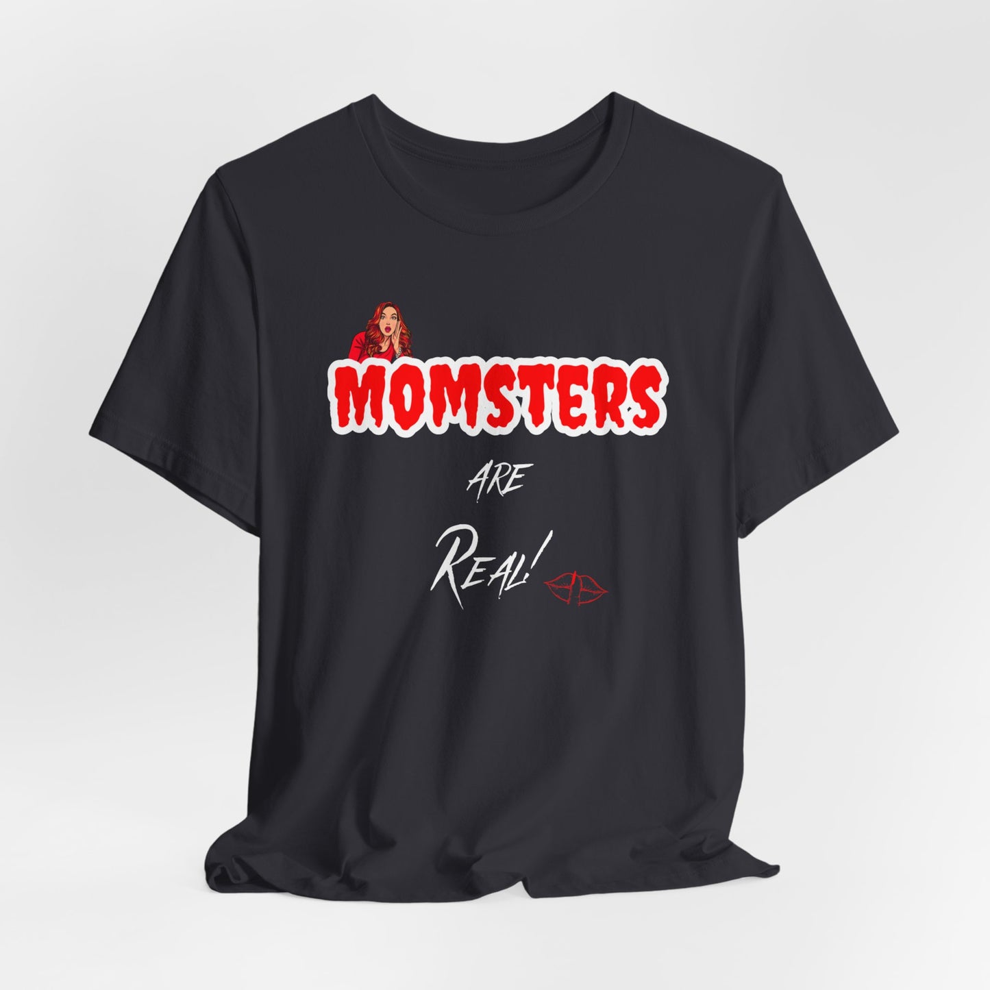 Unisex Jersey Short Sleeve Halloween Graphic T -"Momsters are Real" - In Style Chics Boutique LLC