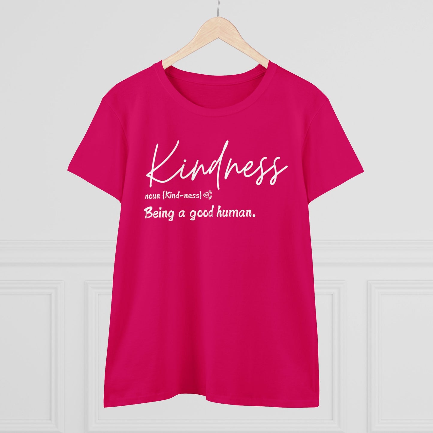 Women's Midweight Cotton "Kindness" Graphic Tee - In Style Chics Boutique LLC
