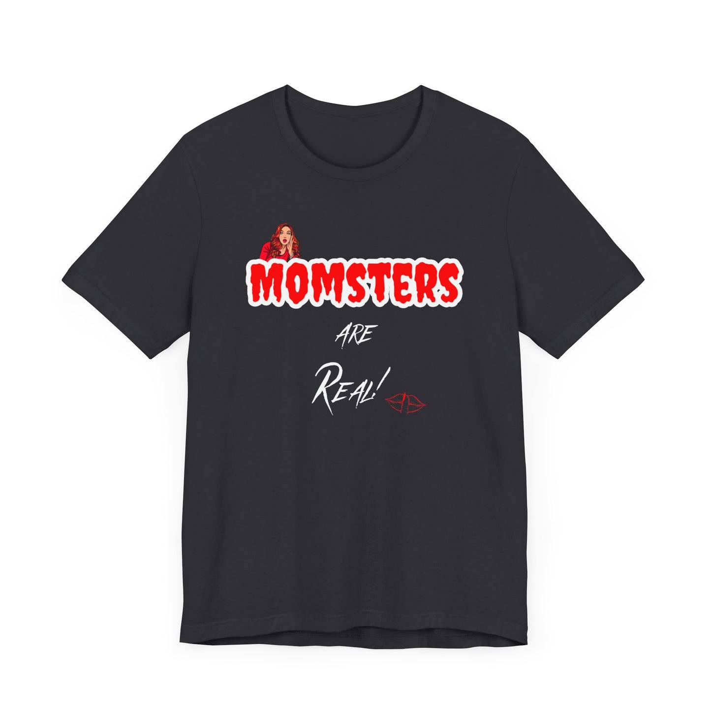 Unisex Jersey Short Sleeve Halloween Graphic T -"Momsters are Real" - In Style Chics Boutique LLC