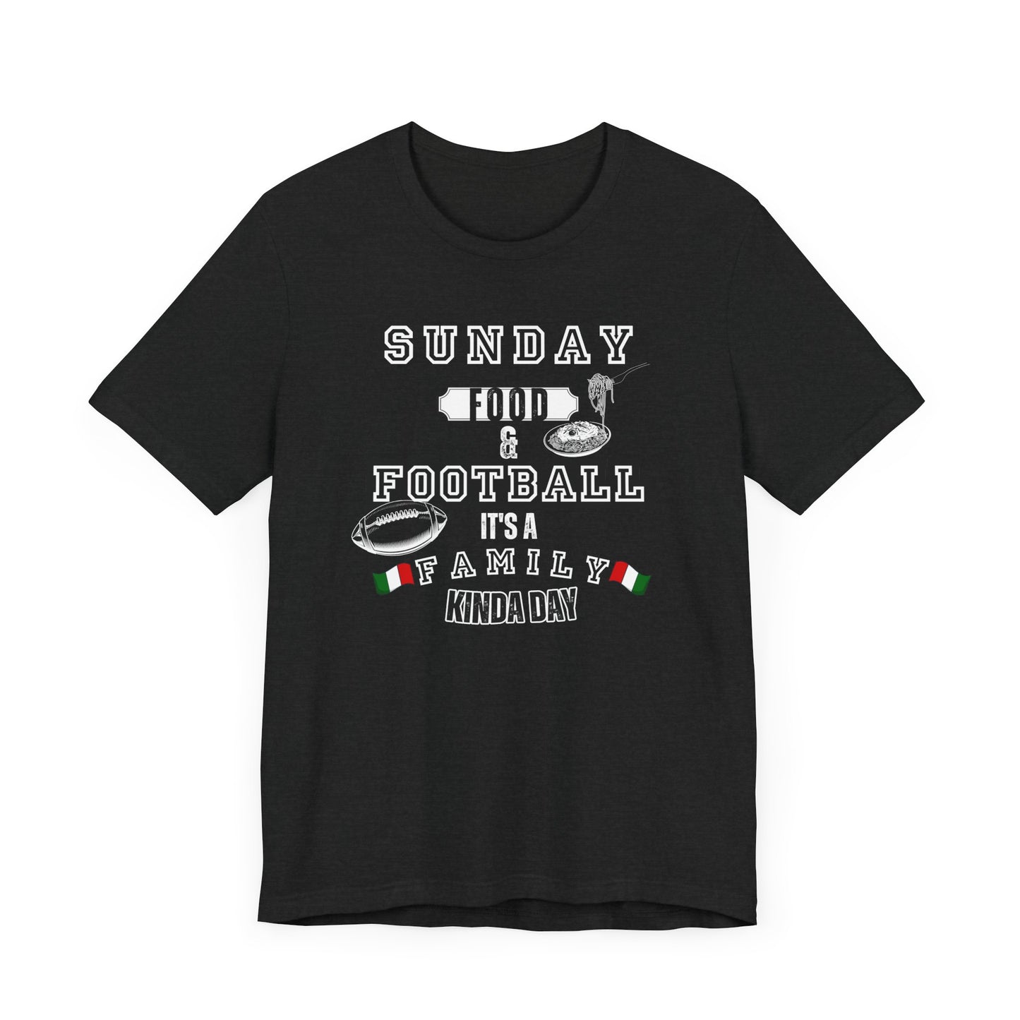 Football Sunday Unisex Tee - Italian Family Vibes - In Style Chics Boutique LLC