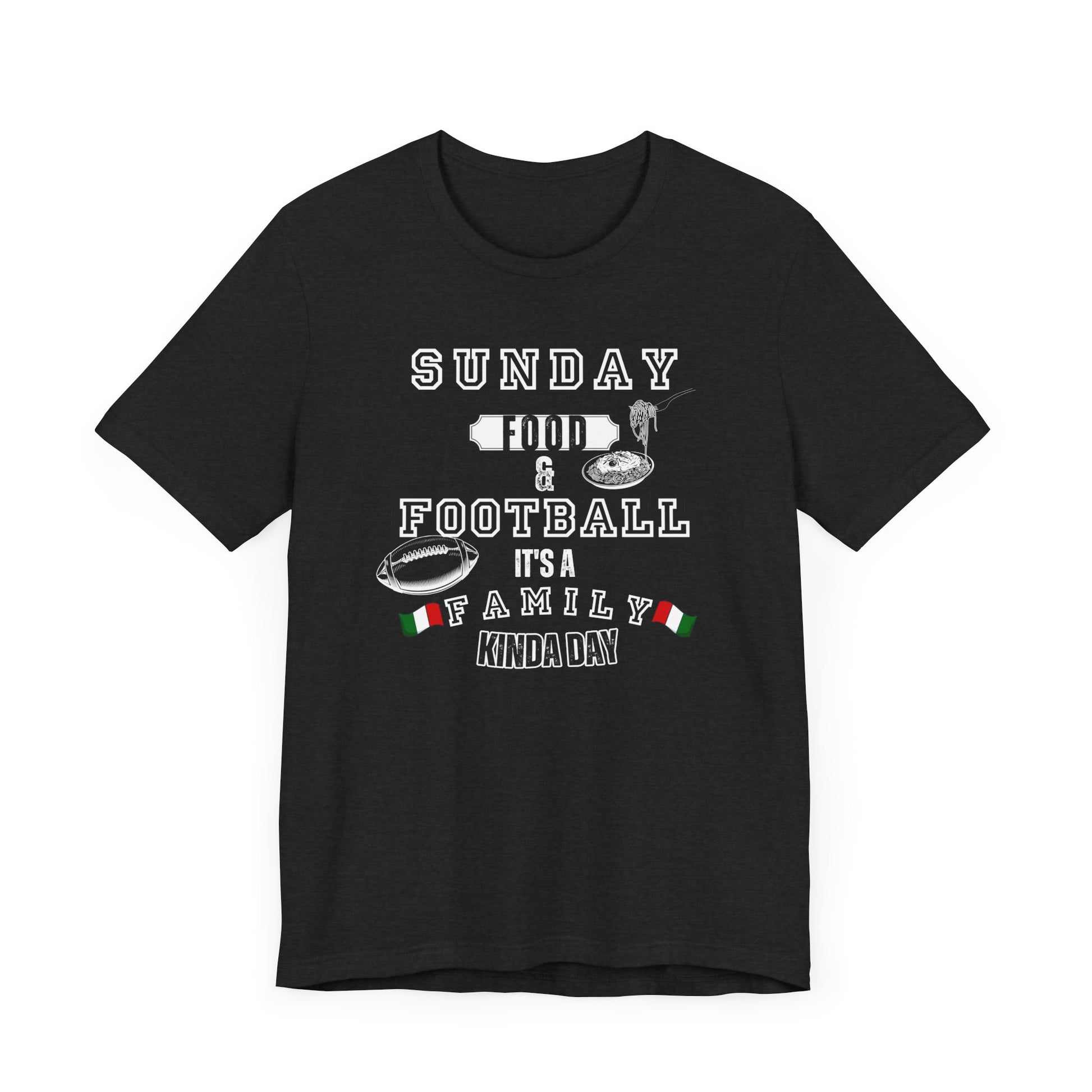 Football Sunday Unisex Tee - Italian Family Vibes - In Style Chics Boutique LLC