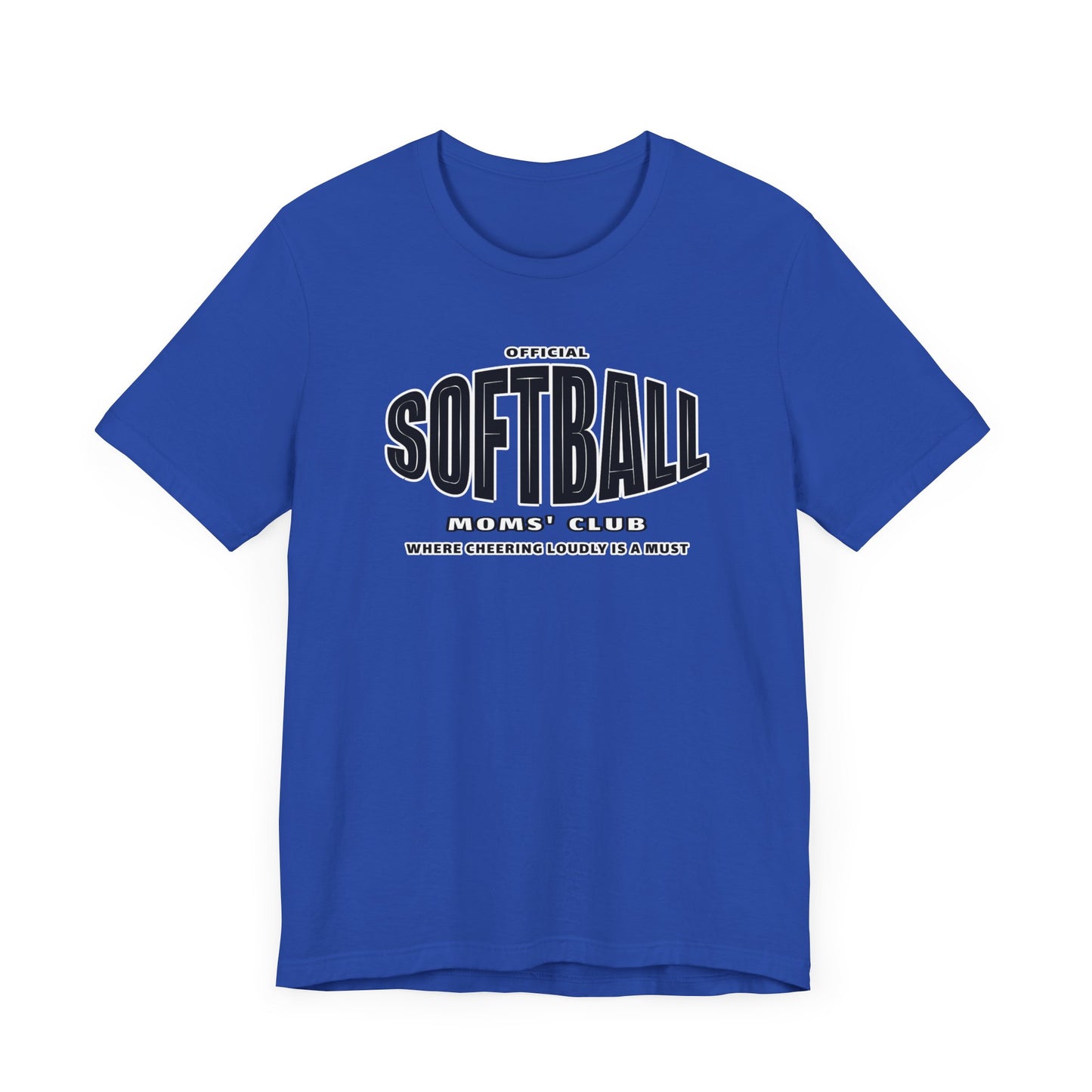 Softball Moms Short Sleeve T-Shirt, Softball Moms' Club - Obsession Expressions by In Style Chics Boutique Cute Graphic Ts 