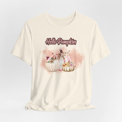 Hello Pumpkin Graphic Shirt, Pumpkin Tee, Fall T-shirt, Shop Printed Tees at In Style Chics Boutique 
