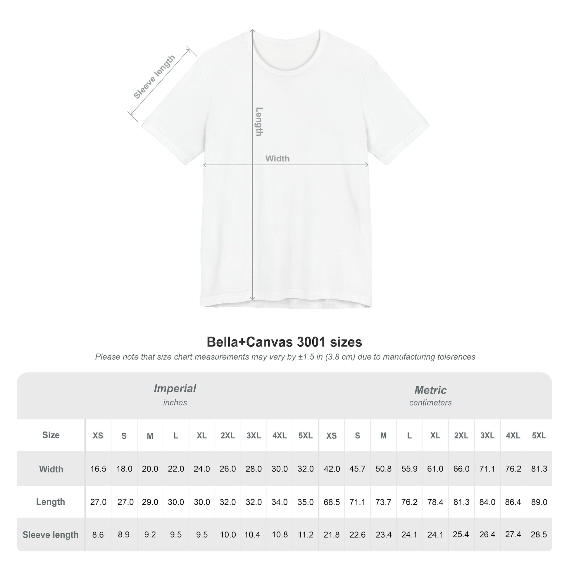 Printed T-Shirt Size Chart- 'Strawberry Margarita Kinda Day'  - In Style Chics Boutique Cute Graphic Ts 
