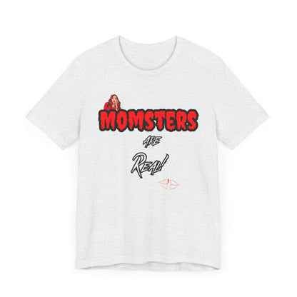 Unisex Jersey Short Sleeve Halloween Graphic T -"Momsters..." Light Color Tees - In Style Chics Boutique LLC