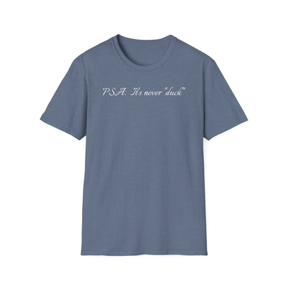 Unisex Softstyle Graphic T-Shirt - "PSA..." - In Style Chics Boutique LLC