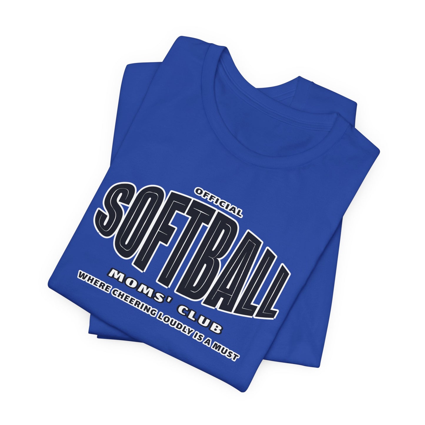 Softball Moms Short Sleeve T-Shirt, Softball Moms' Club - Obsession Expressions by In Style Chics Boutique Cute Graphic Ts 