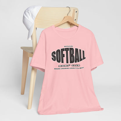 Softball Moms' Club Short Sleeve Tee