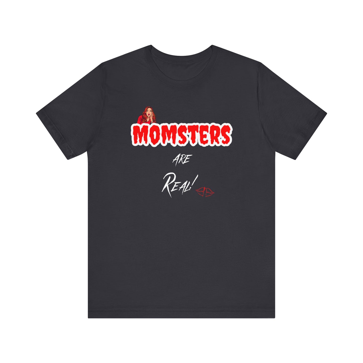 Unisex Jersey Short Sleeve Halloween Graphic T -"Momsters are Real" - In Style Chics Boutique LLC