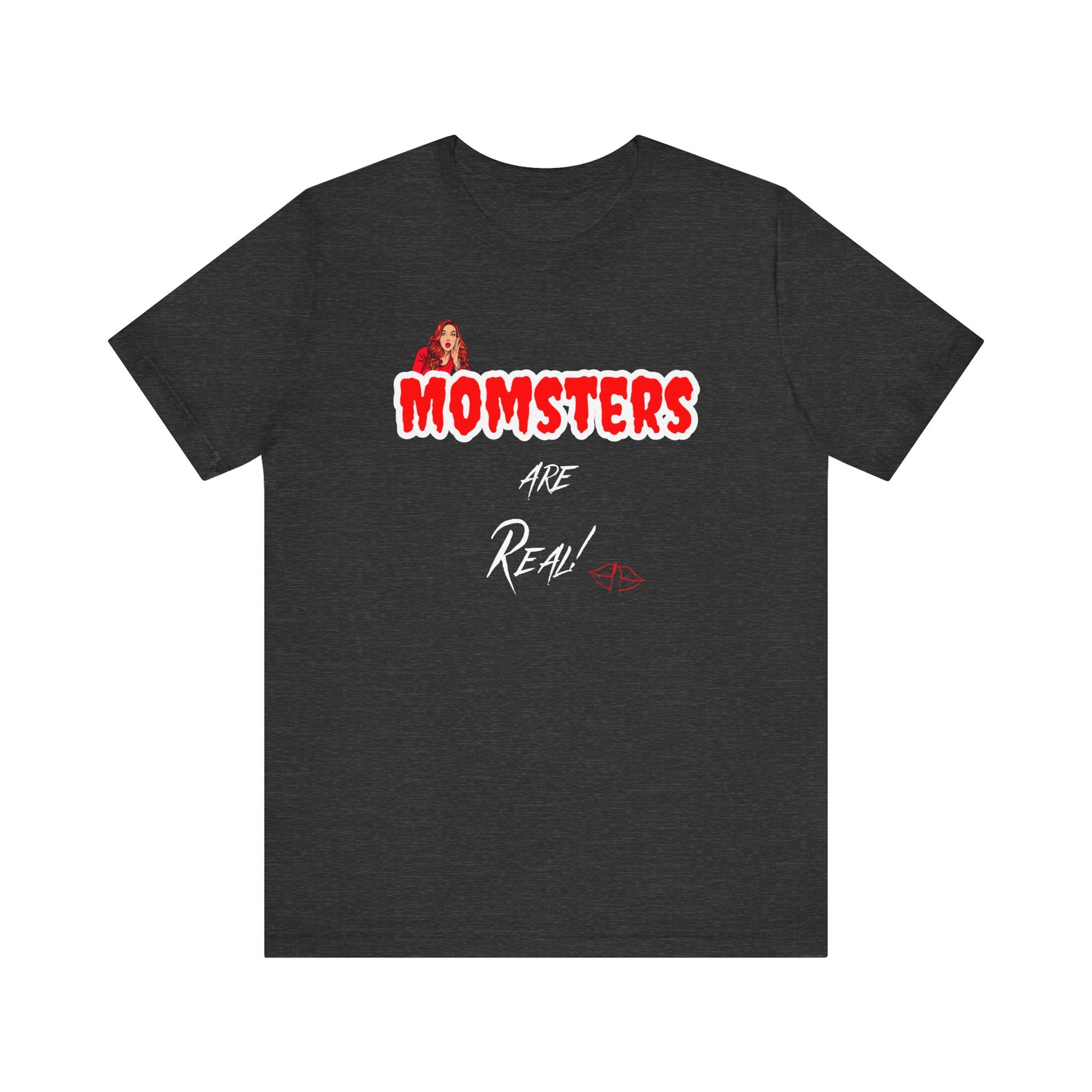 Unisex Jersey Short Sleeve Halloween Graphic T -"Momsters are Real" - In Style Chics Boutique LLC