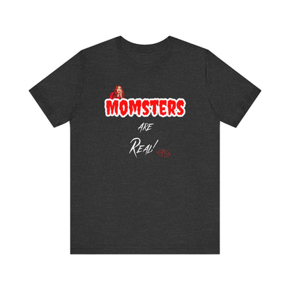 Unisex Jersey Short Sleeve Halloween Graphic T -"Momsters are Real" - In Style Chics Boutique LLC