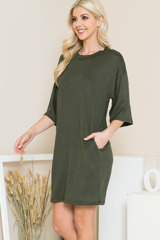 Light Sweater Dress - In Style Chics Boutique LLC