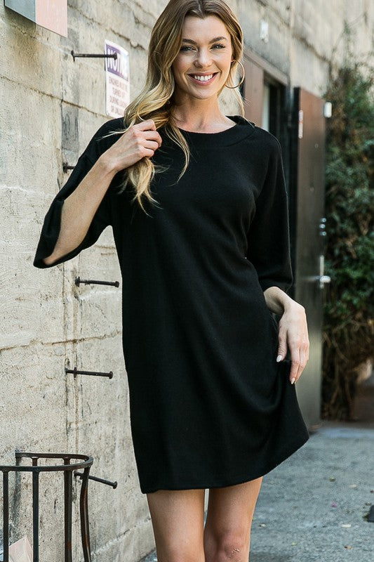 Light Sweater Dress - In Style Chics Boutique LLC