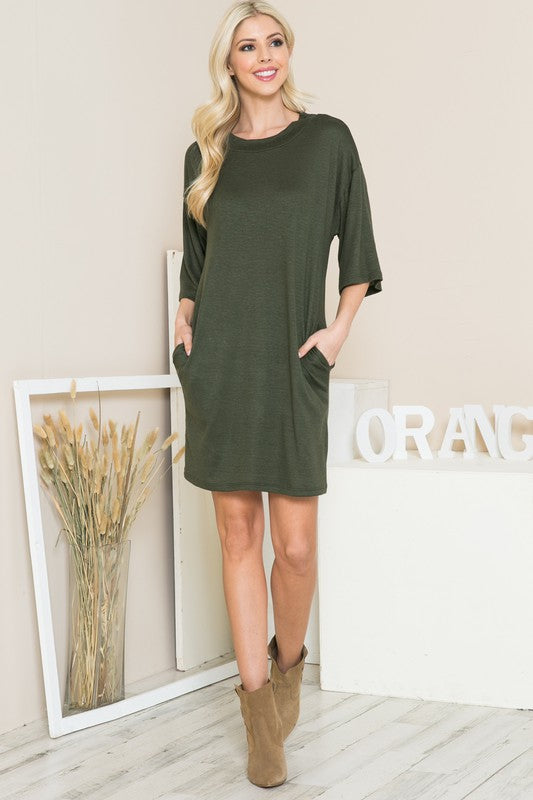 Light Sweater Dress - In Style Chics Boutique LLC