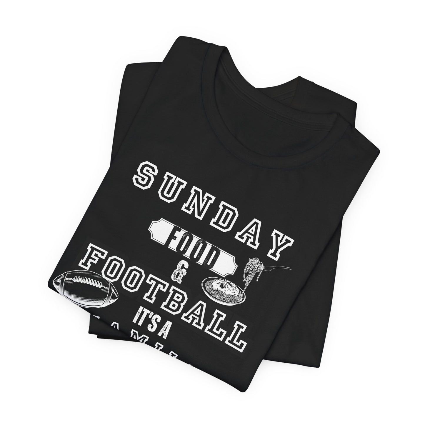 Football Sunday Unisex Tee - Italian Family Vibes - In Style Chics Boutique LLC