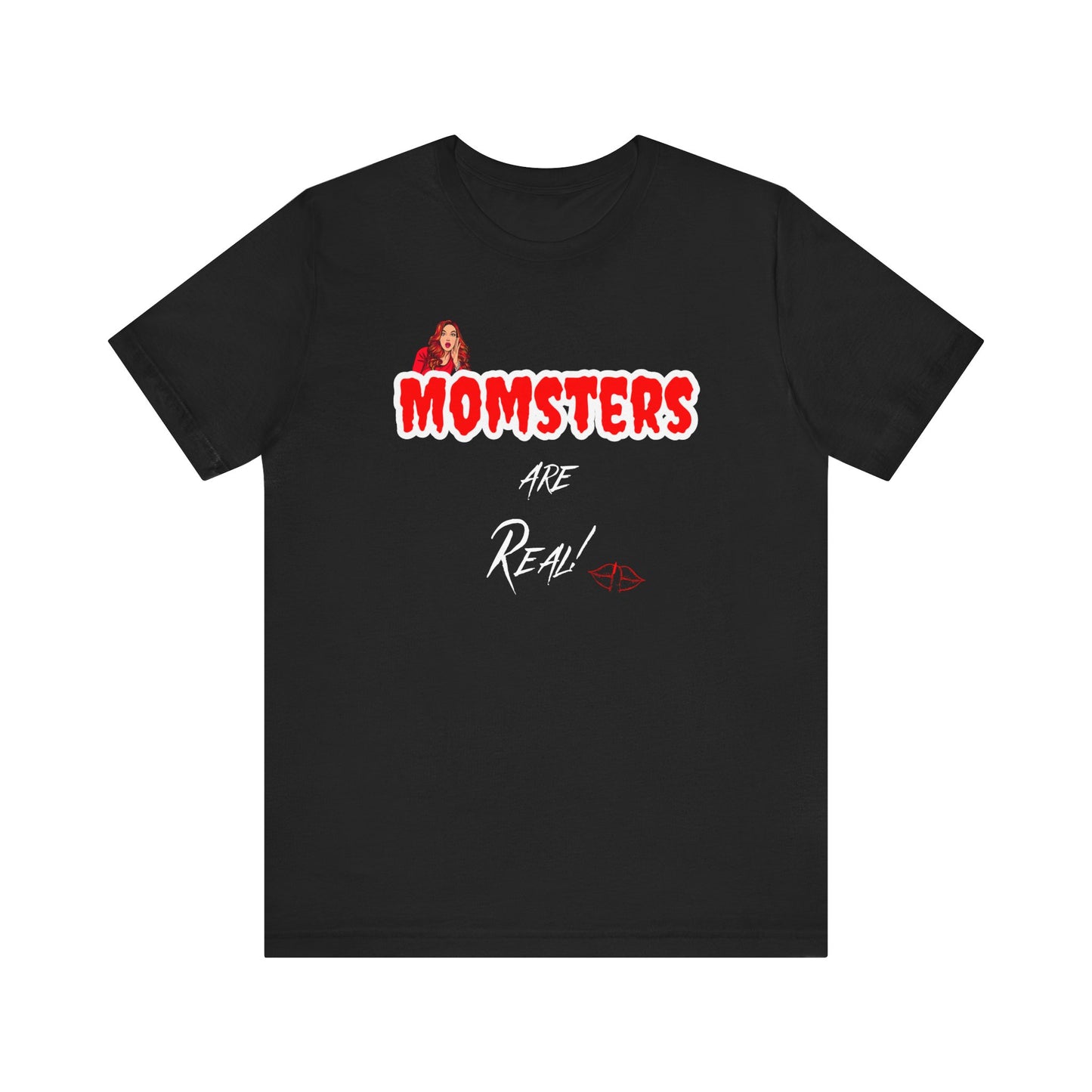 Unisex Jersey Short Sleeve Halloween Graphic T -"Momsters are Real" - In Style Chics Boutique LLC